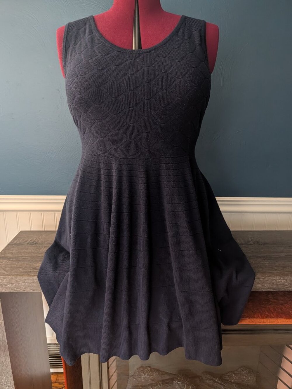Torrid navy blue sweater dress
